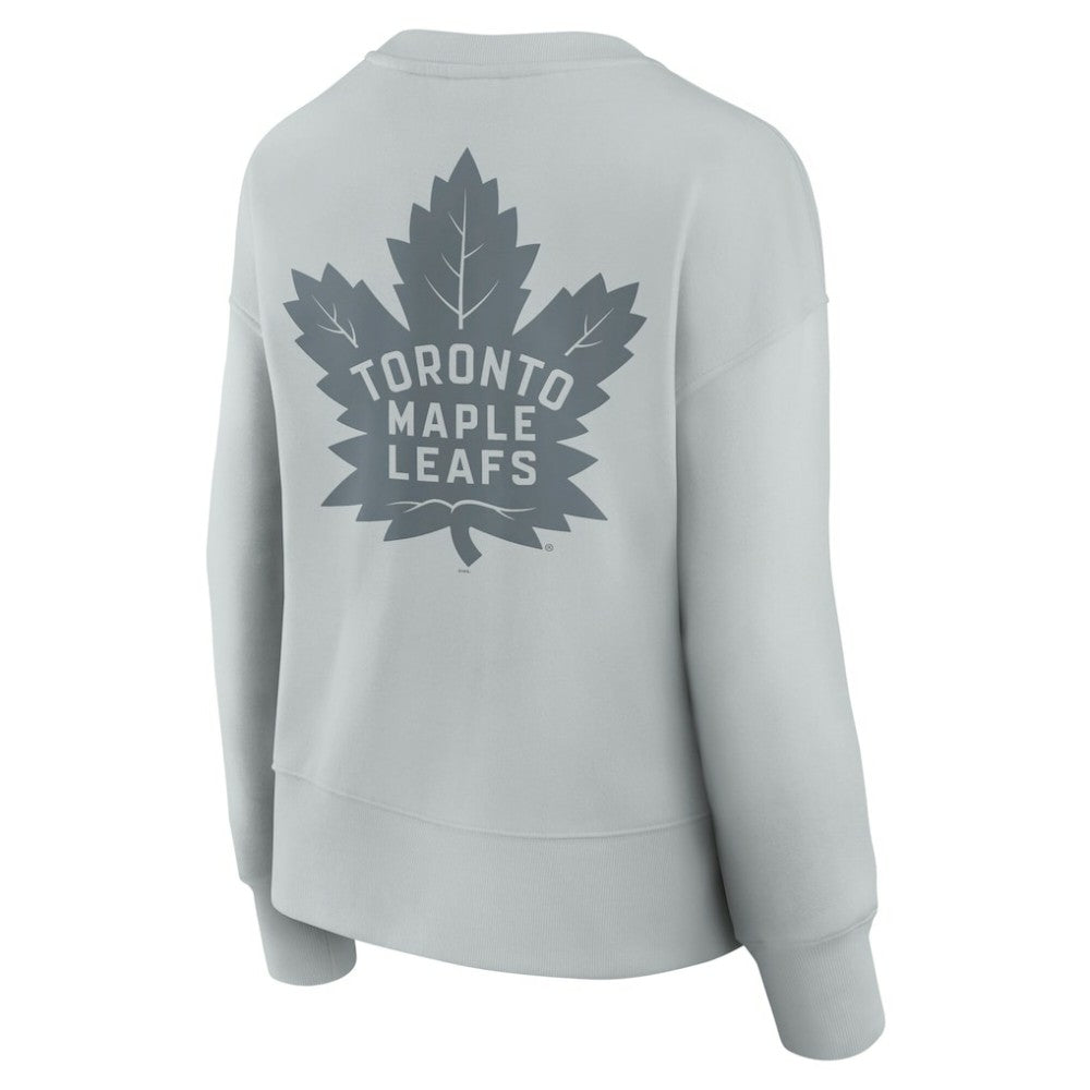 Toronto Maple Leafs Fanatics Women's Elements Flow Pullover Sweatshirt - Gray Sweatshirts