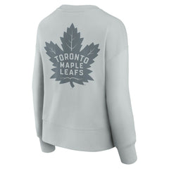 Toronto Maple Leafs Fanatics Women's Elements Flow Pullover Sweatshirt - Gray Sweatshirts