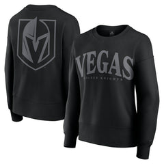 Vegas Golden Knights Fanatics Women's Elements Flow Pullover Sweatshirt - Black Sweatshirts