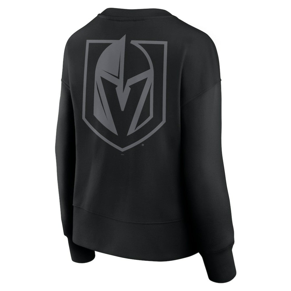Vegas Golden Knights Fanatics Women's Elements Flow Pullover Sweatshirt - Black Sweatshirts