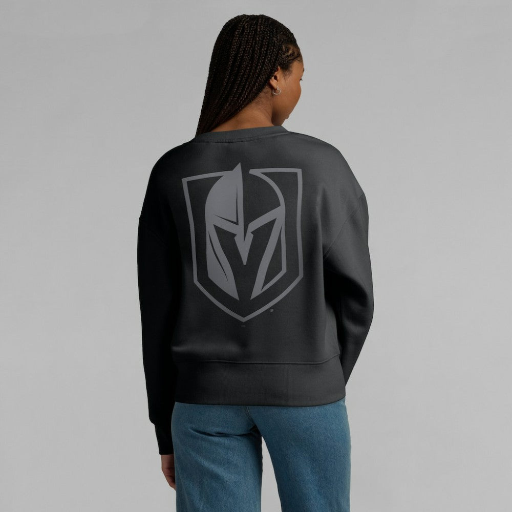 Vegas Golden Knights Fanatics Women's Elements Flow Pullover Sweatshirt - Black Sweatshirts