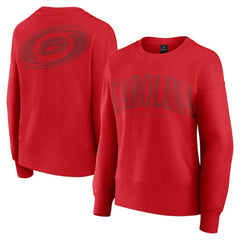 Carolina Hurricanes Fanatics Women's Elements Flow Pullover Sweatshirt - Red Sweatshirts