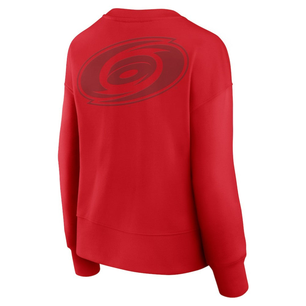 Carolina Hurricanes Fanatics Women's Elements Flow Pullover Sweatshirt - Red Sweatshirts