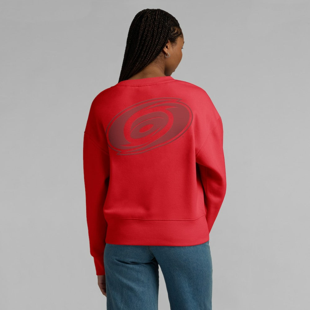 Carolina Hurricanes Fanatics Women's Elements Flow Pullover Sweatshirt - Red Sweatshirts