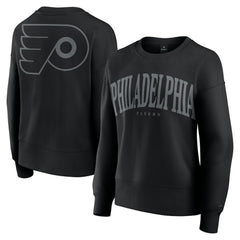 Philadelphia Flyers Fanatics Women's Elements Flow Pullover Sweatshirt - Black Sweatshirts