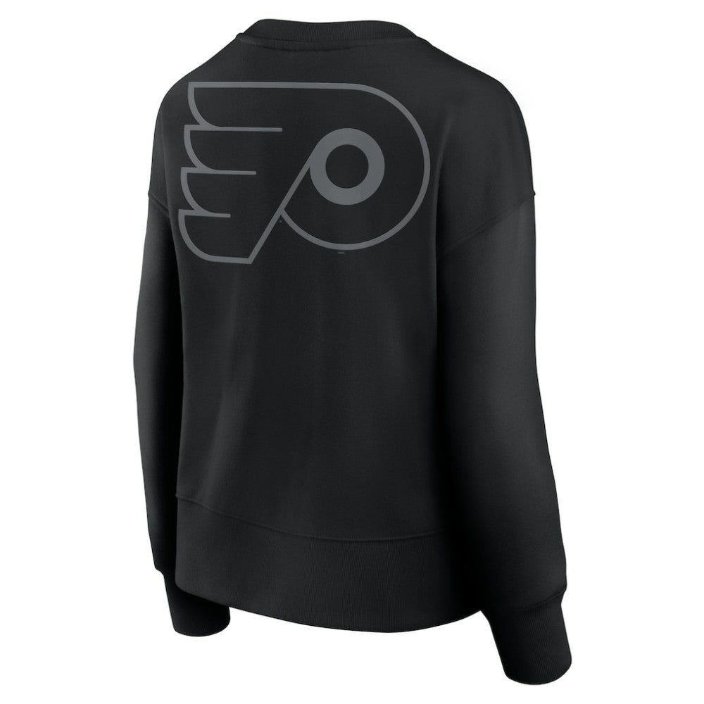 Philadelphia Flyers Fanatics Women's Elements Flow Pullover Sweatshirt - Black Sweatshirts