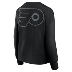 Philadelphia Flyers Fanatics Women's Elements Flow Pullover Sweatshirt - Black Sweatshirts