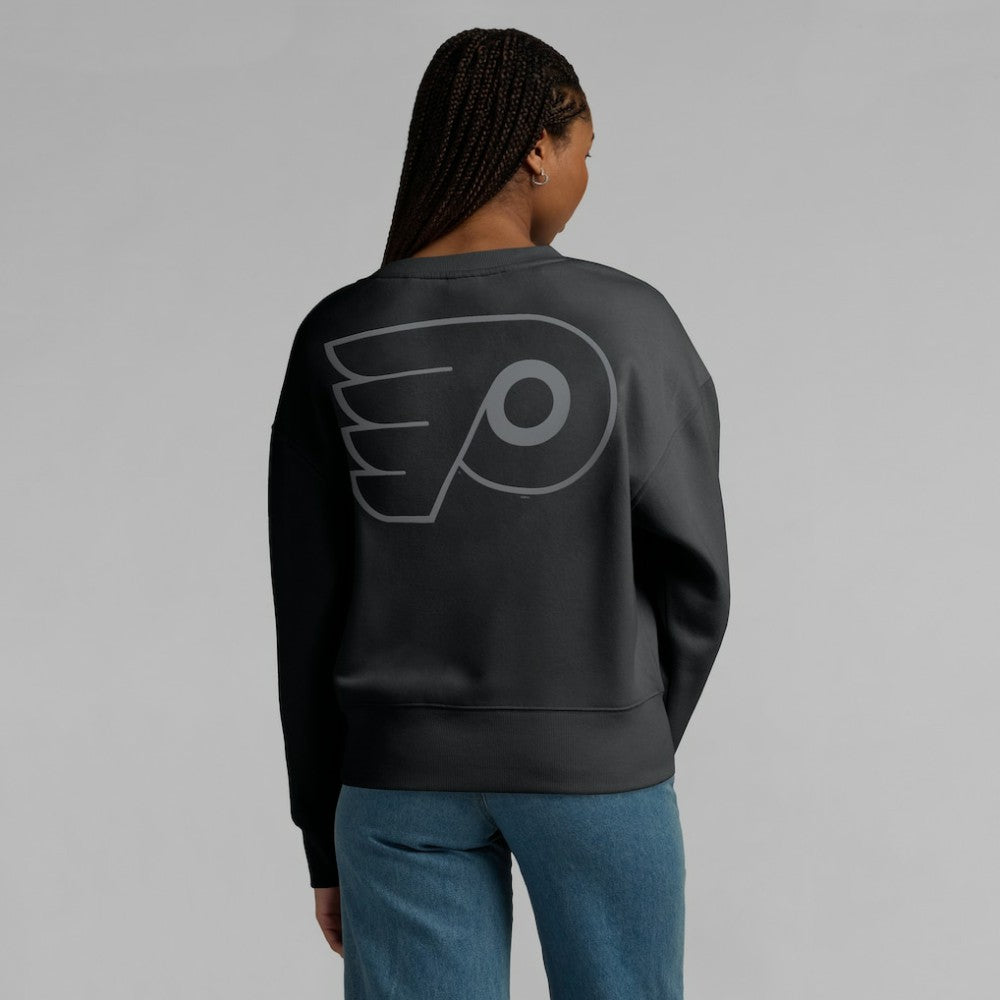 Philadelphia Flyers Fanatics Women's Elements Flow Pullover Sweatshirt - Black Sweatshirts