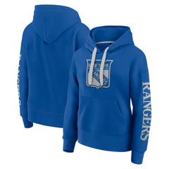 New York Rangers Fanatics Women's Elements Next Pullover Hoodie - Blue Hoodies