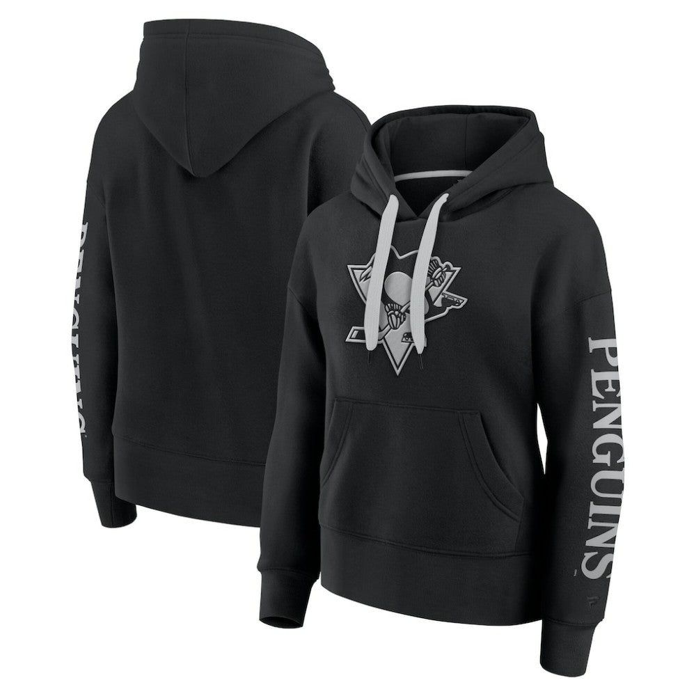 Pittsburgh Penguins Fanatics Women's Elements Next Pullover Hoodie - Black Hoodies