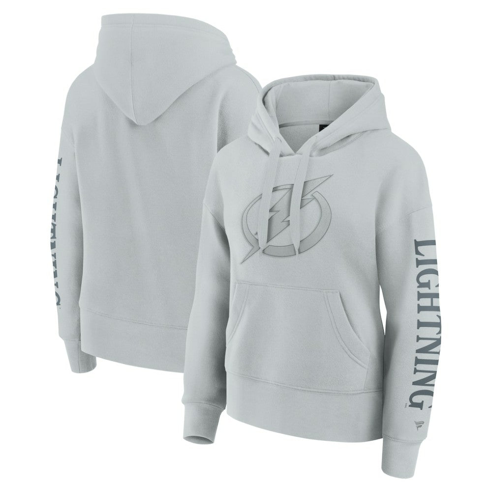 Tampa Bay Lightning Fanatics Women's Elements Next Pullover Hoodie - Gray Hoodies