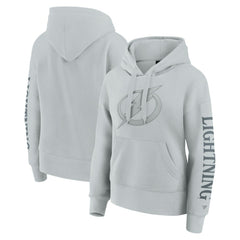 Tampa Bay Lightning Fanatics Women's Elements Next Pullover Hoodie - Gray Hoodies