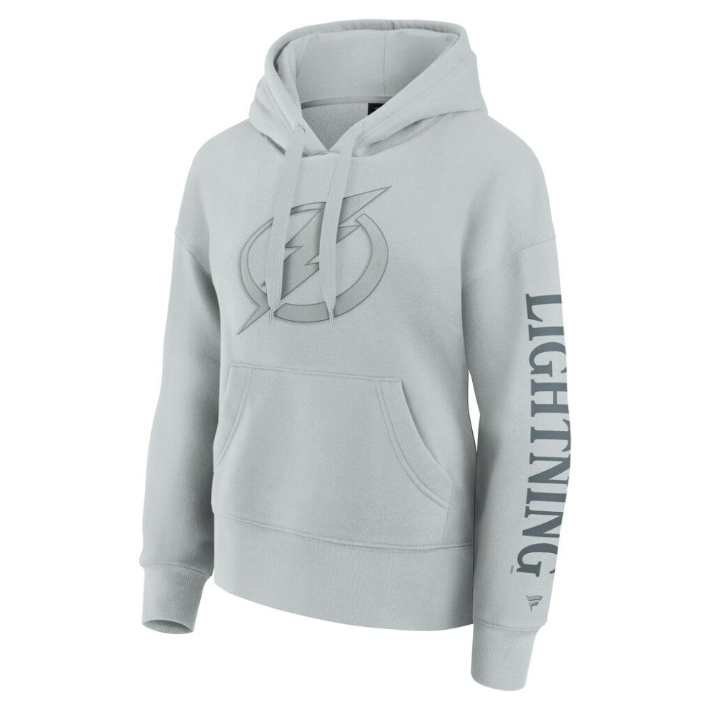 Tampa Bay Lightning Fanatics Women's Elements Next Pullover Hoodie - Gray Hoodies