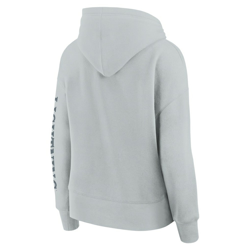 Tampa Bay Lightning Fanatics Women's Elements Next Pullover Hoodie - Gray Hoodies