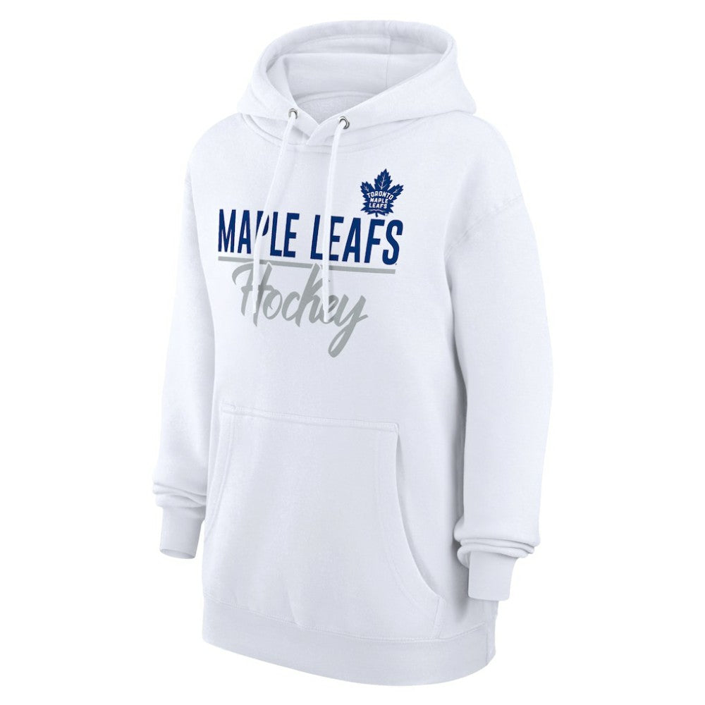 Toronto Maple Leafs G-III 4Her by Carl Banks Women's Team Fleece Pullover Hoodie - White Hoodies