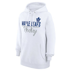 Toronto Maple Leafs G-III 4Her by Carl Banks Women's Team Fleece Pullover Hoodie - White Hoodies