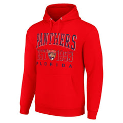 Florida Panthers Starter Graphic Pullover Hoodie - Red Hoodies