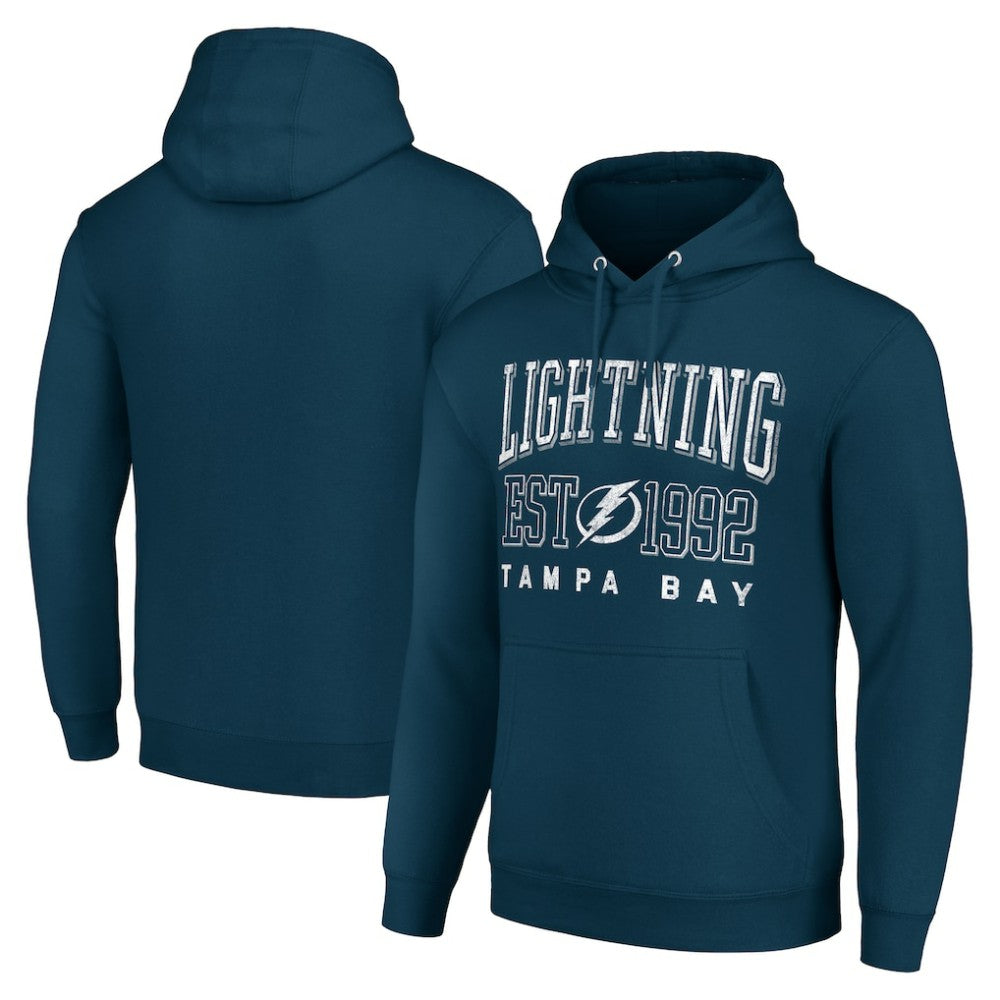 Tampa Bay Lightning Starter Graphic Pullover Hoodie - Navy Hoodies