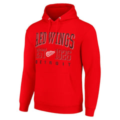 Detroit Red Wings Starter Retro Graphic Pullover Hoodie - Red Hoodies