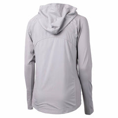 San Diego Padres Cutter & Buck Women's City Connect Adapt Eco Knit Hybrid Recycled Full-Zip Hoodie Gray