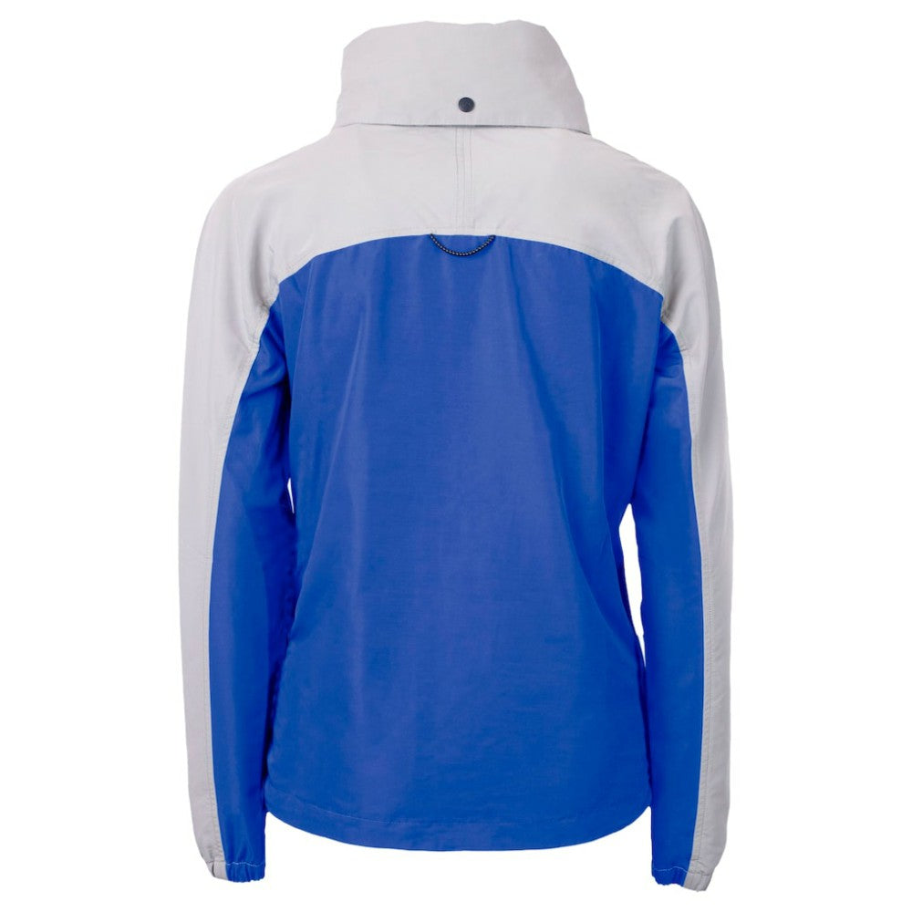 Los Angeles Dodgers Cutter & Buck Women's City Connect Charter Eco Recycled Half-Zip Anorak Jacket Royal