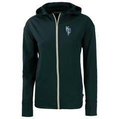 Kansas City Royals Cutter & Buck Women's City Connect Daybreak Eco Recycled Full-Zip Hoodie Navy