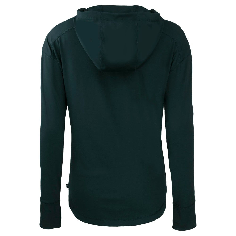 Kansas City Royals Cutter & Buck Women's City Connect Daybreak Eco Recycled Full-Zip Hoodie Navy