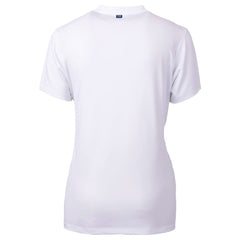 Washington Nationals Cutter & Buck Women's City Connect Forge Heathered Stretch Blade Top White