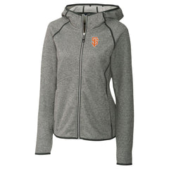 San Francisco Giants Cutter & Buck Women's City Connect Mainsail Full-Zip Hooded Jacket Heather Gray