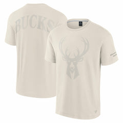 Milwaukee Bucks Elements Iconic T-Shirt - Cream online