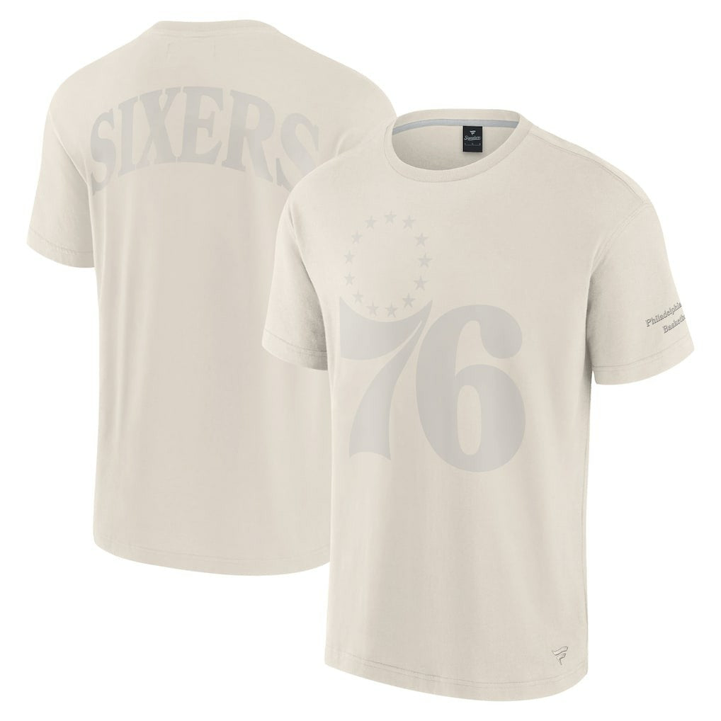 Philadelphia 76ers Elements Iconic T-Shirt - Cream shop