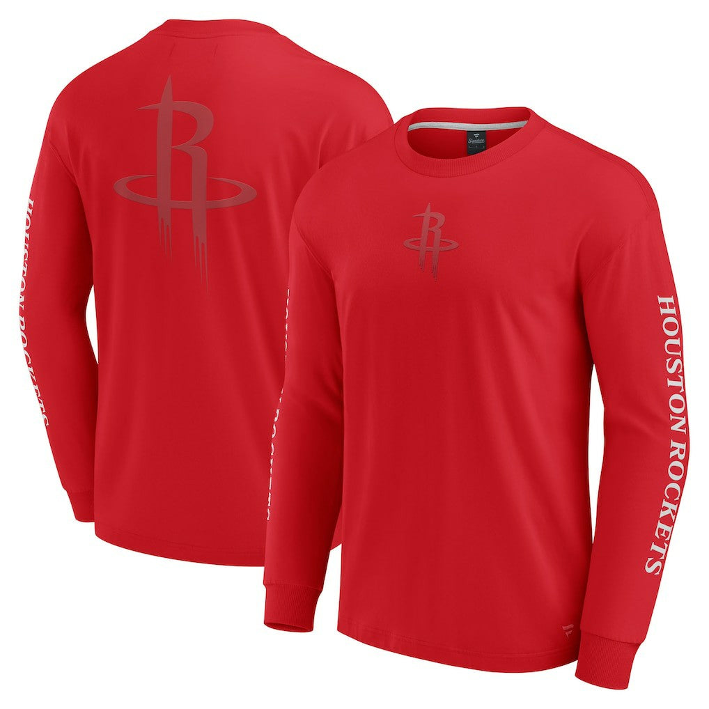 Houston Rockets Elements Strive Long Sleeve T-Shirt  - Red on sale