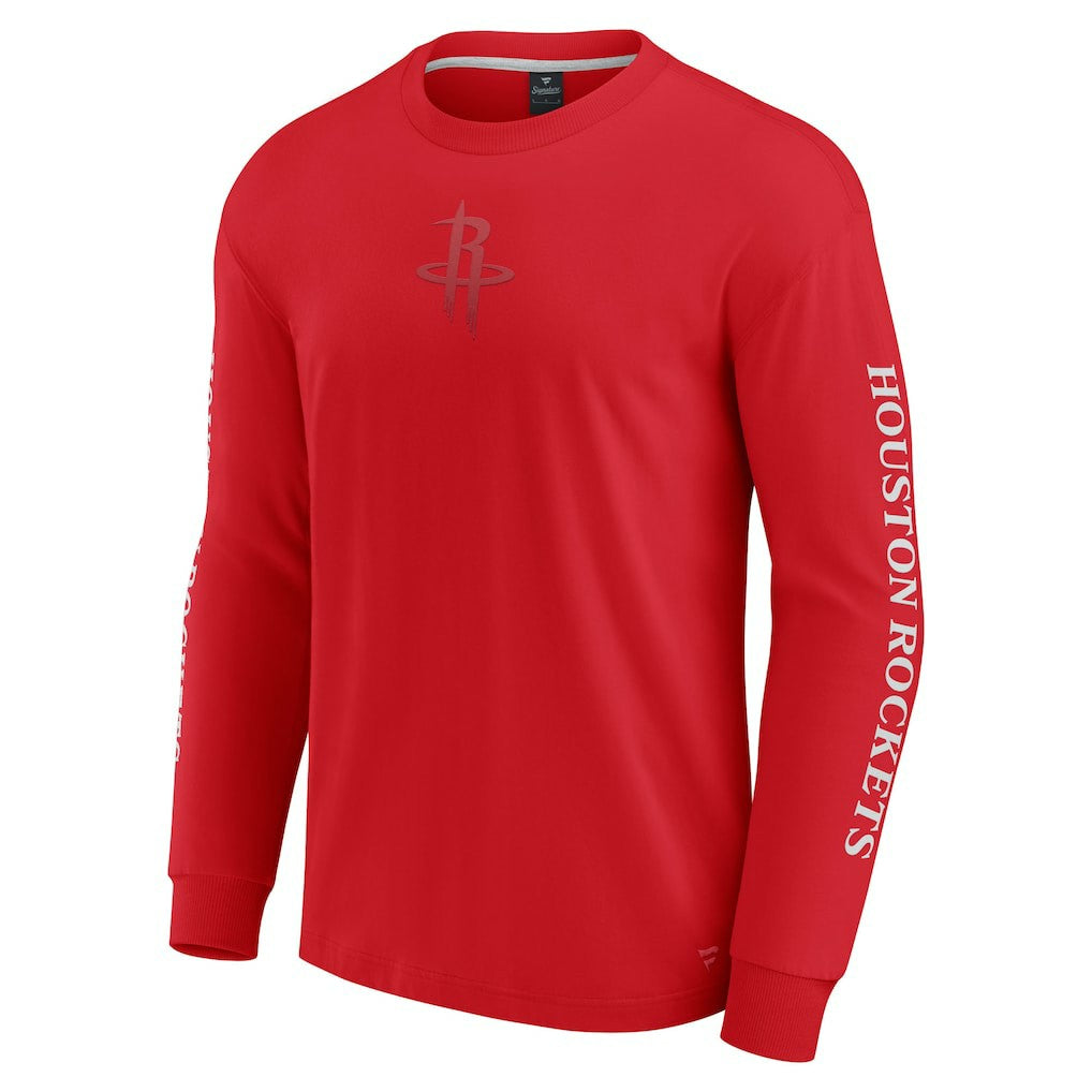 Houston Rockets Elements Strive Long Sleeve T-Shirt  - Red on sale