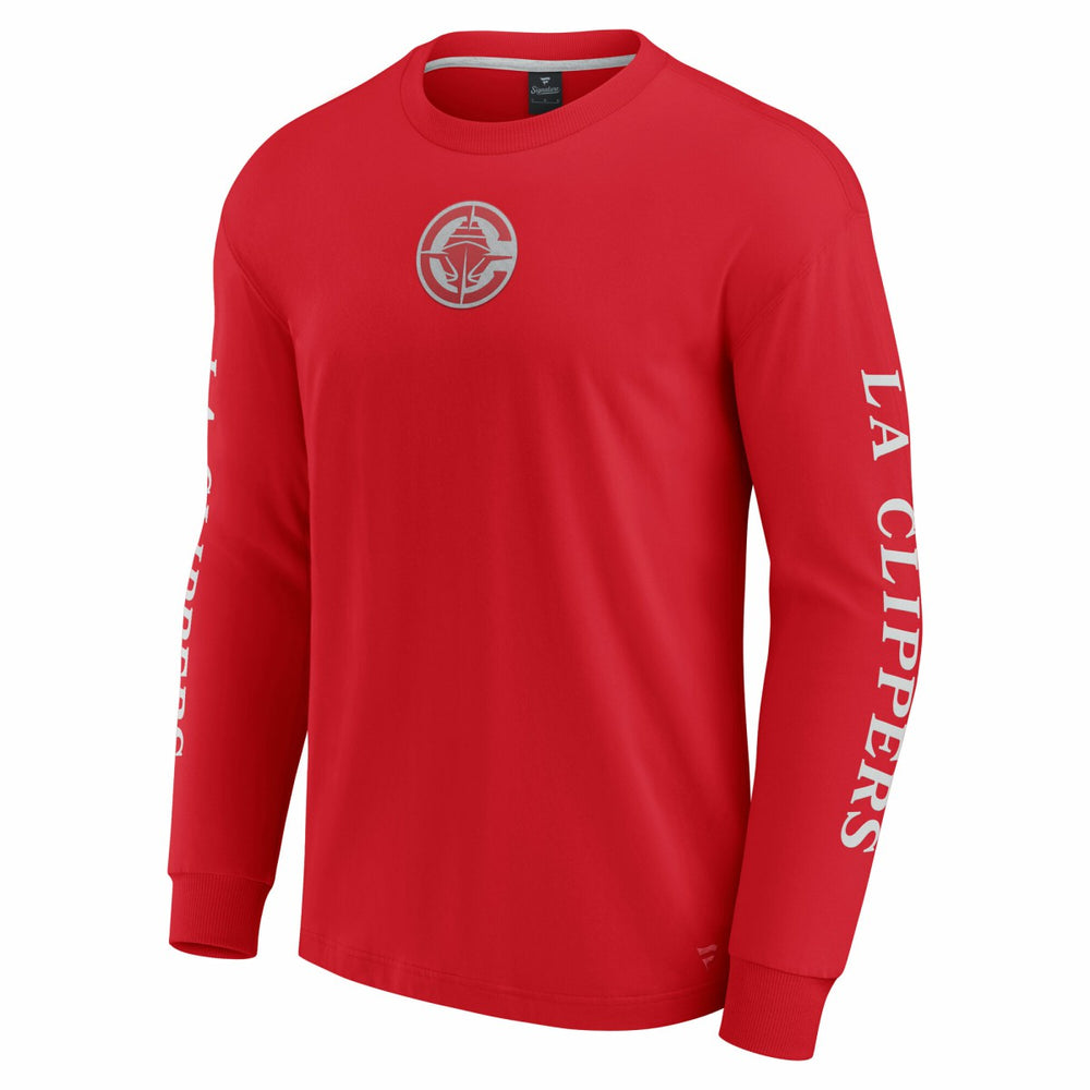 LA Clippers Elements Strive Long Sleeve T-Shirt  - Red sale