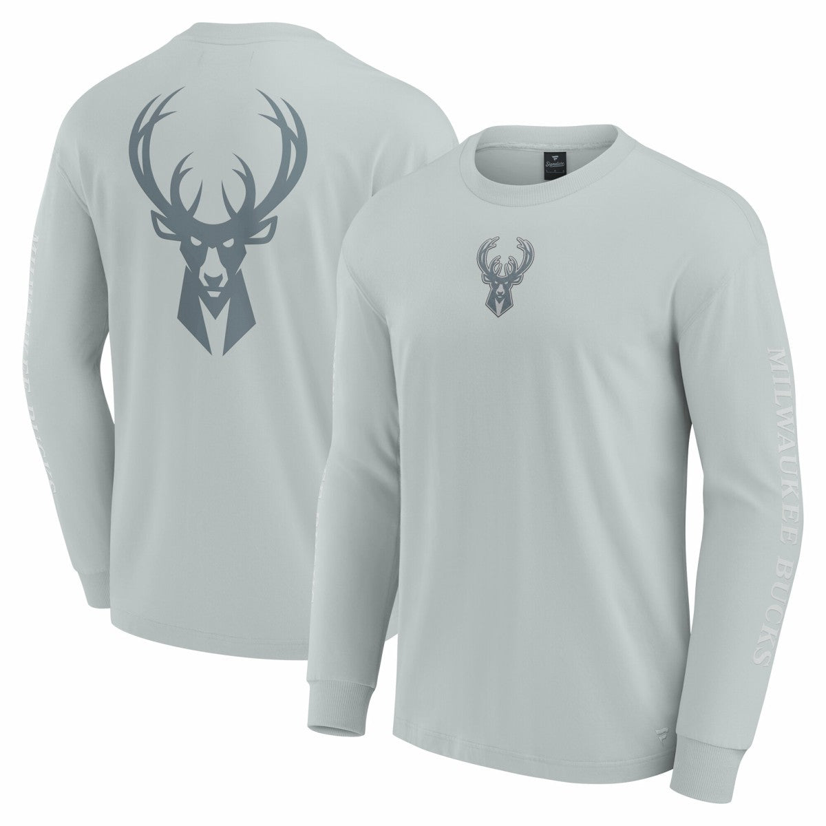Milwaukee Bucks Elements Strive Long Sleeve T-Shirt  - Gray online
