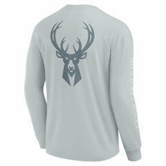 Milwaukee Bucks Elements Strive Long Sleeve T-Shirt  - Gray online