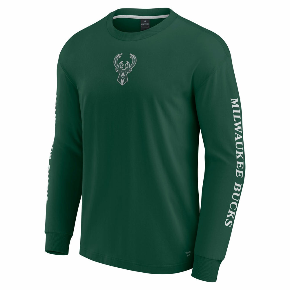 Milwaukee Bucks Elements Strive Long Sleeve T-Shirt  - Hunter Green outlet