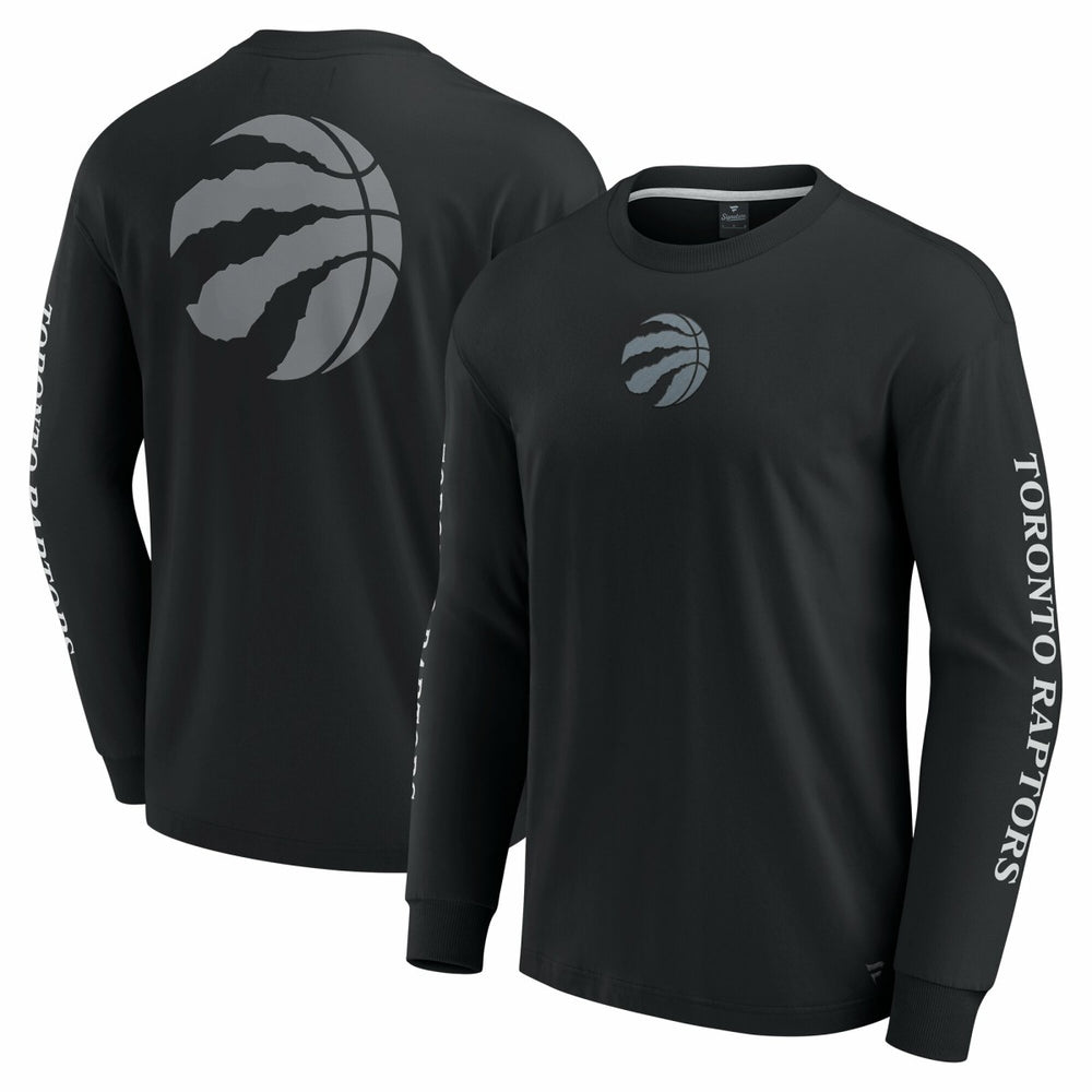 Toronto Raptors Elements Strive Long Sleeve T-Shirt  - Black on sale