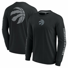 Toronto Raptors Elements Strive Long Sleeve T-Shirt  - Black on sale