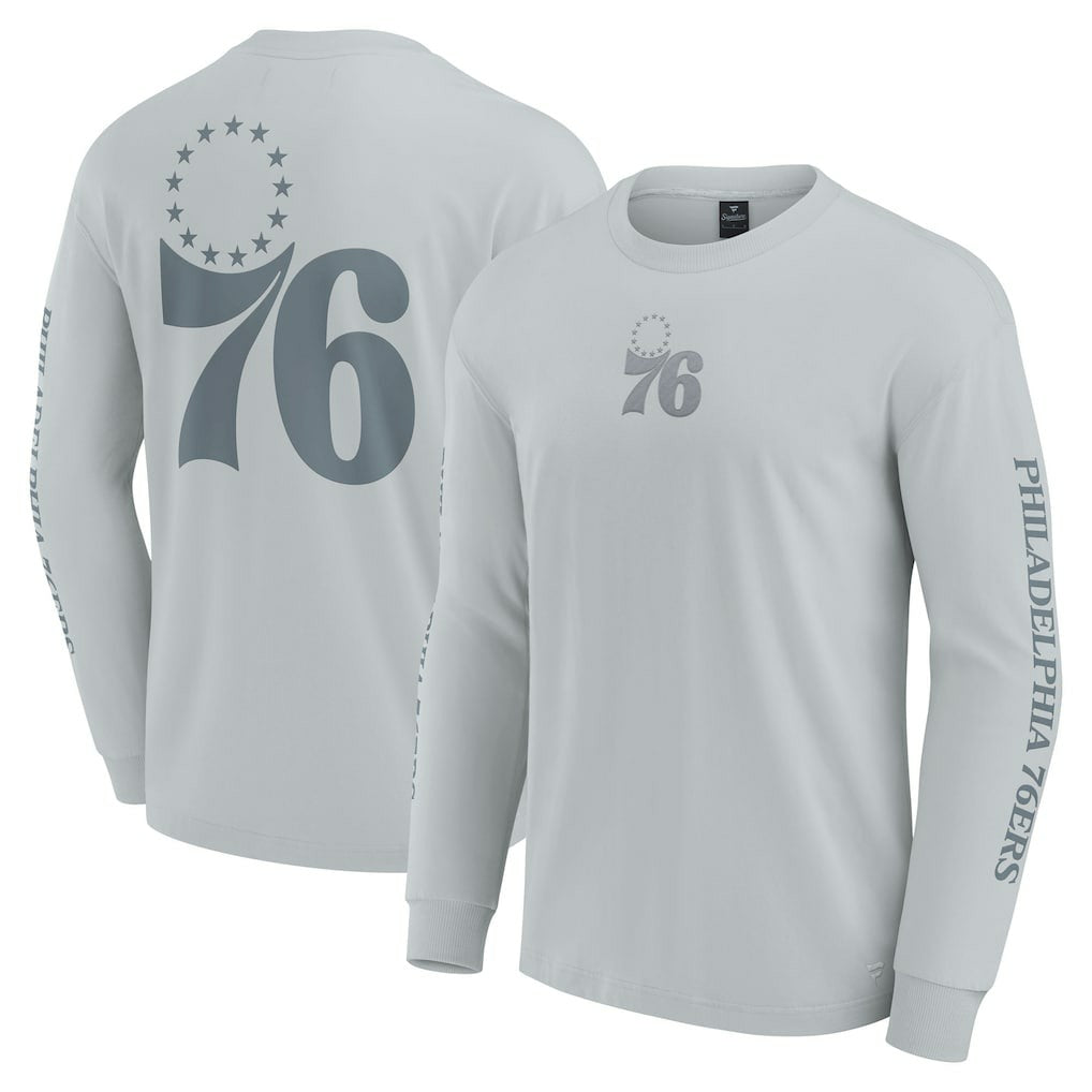 Philadelphia 76ers Elements Strive Long Sleeve T-Shirt  - Gray online