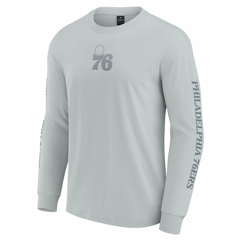 Philadelphia 76ers Elements Strive Long Sleeve T-Shirt  - Gray online