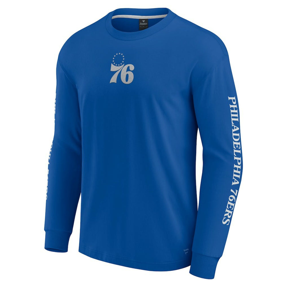 Philadelphia 76ers Elements Strive Long Sleeve T-Shirt  - Royal on sale
