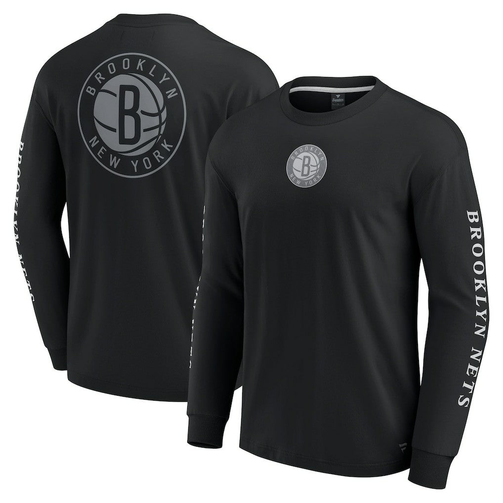 Brooklyn Nets Elements Strive Long Sleeve T-Shirt  - Black online