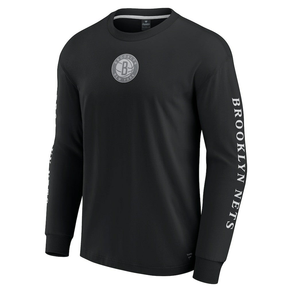 Brooklyn Nets Elements Strive Long Sleeve T-Shirt  - Black online