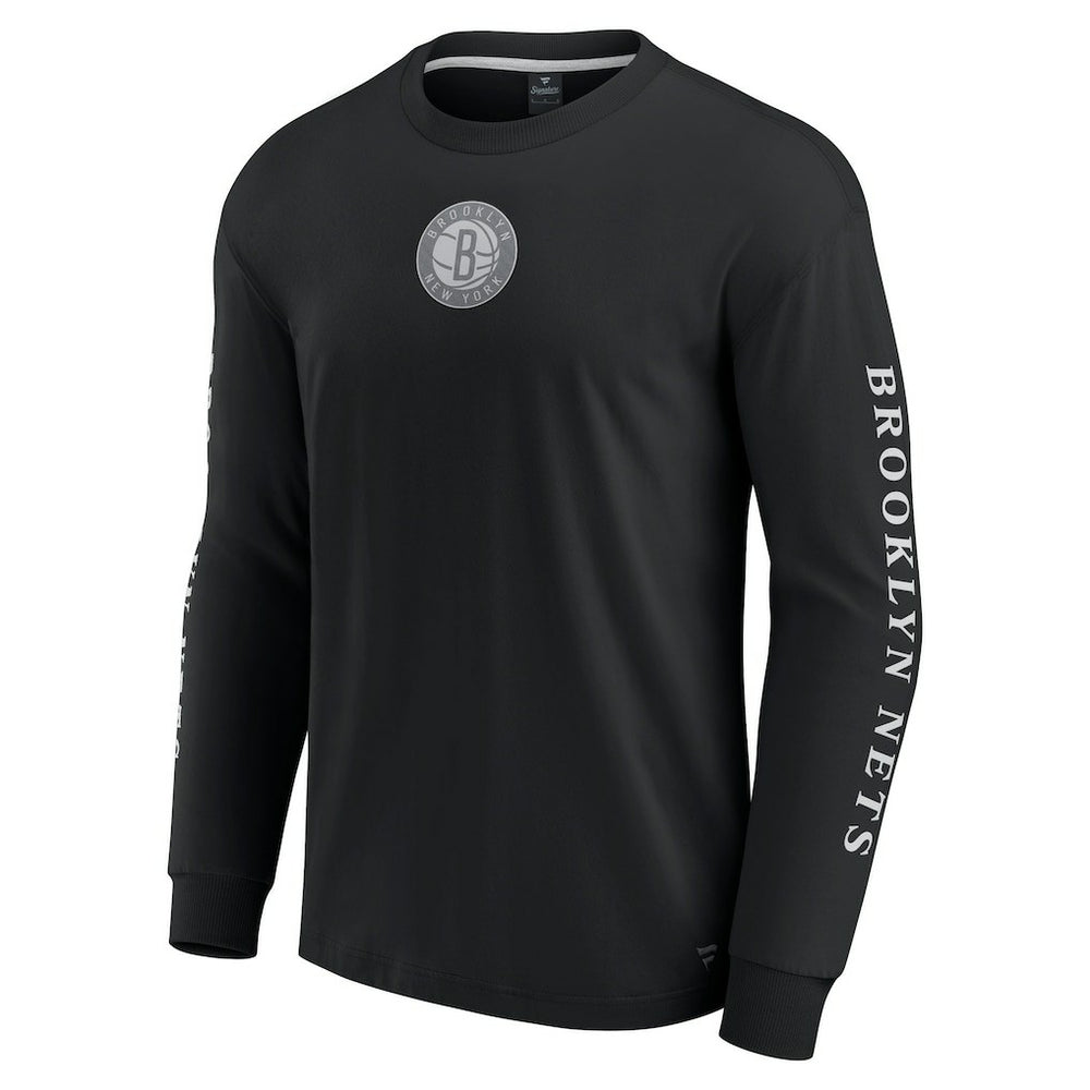 Brooklyn Nets Elements Strive Long Sleeve T-Shirt  - Black online