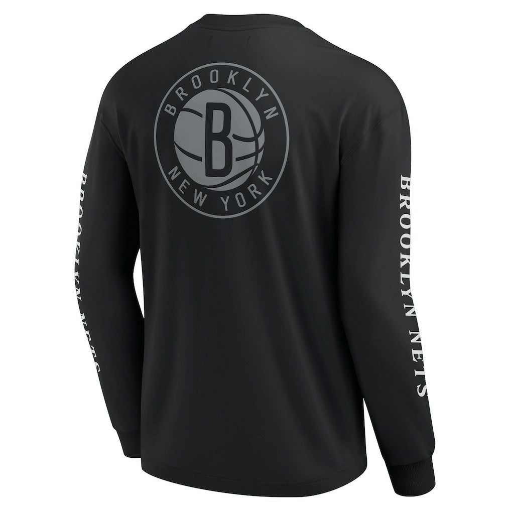 Brooklyn Nets Elements Strive Long Sleeve T-Shirt  - Black online