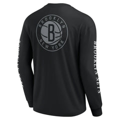 Brooklyn Nets Elements Strive Long Sleeve T-Shirt  - Black online