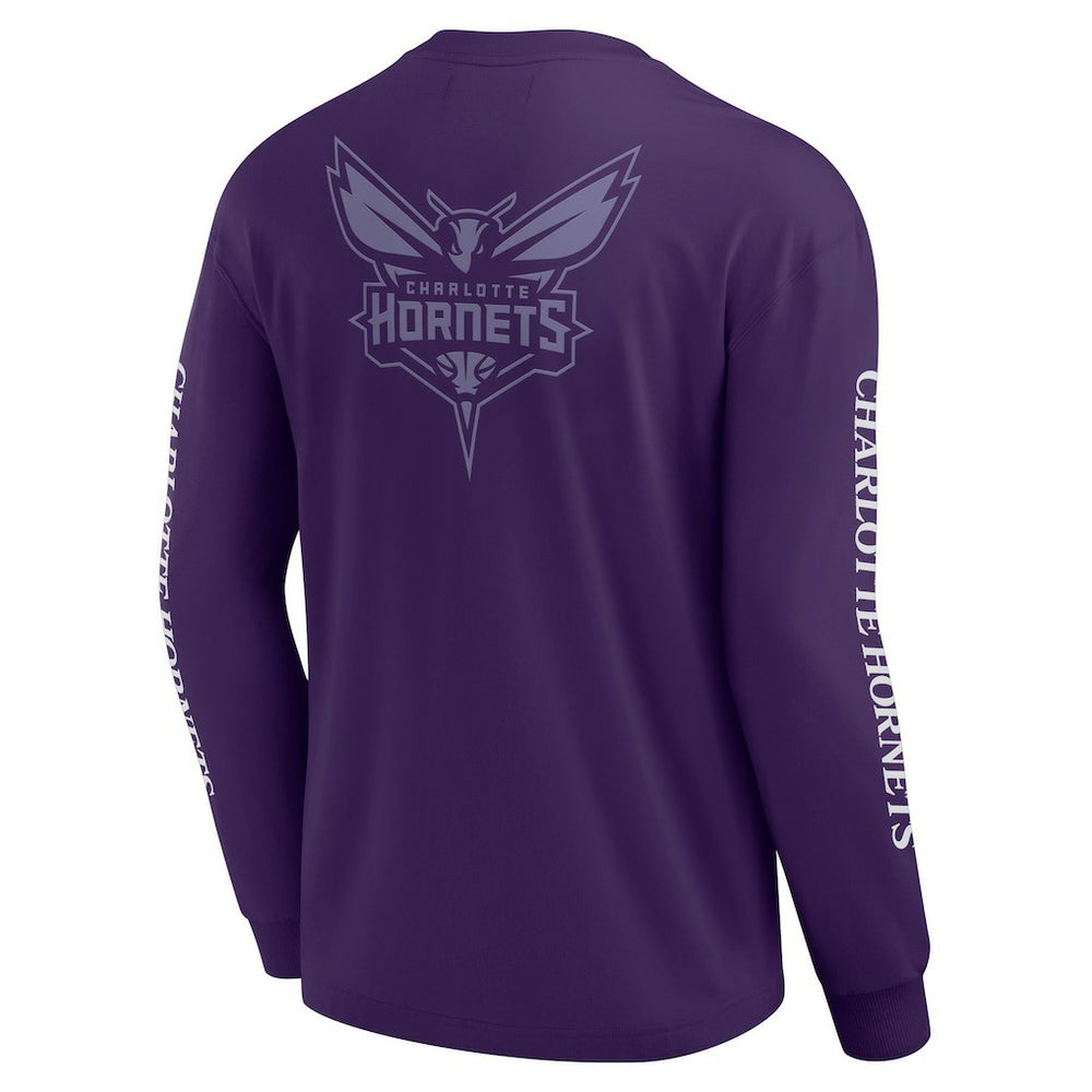Charlotte Hornets Elements Strive Long Sleeve T-Shirt  - Purple shop