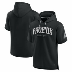 Phoenix Suns Elements Ready Short Sleeve Pullover Hoodie - Black outlet