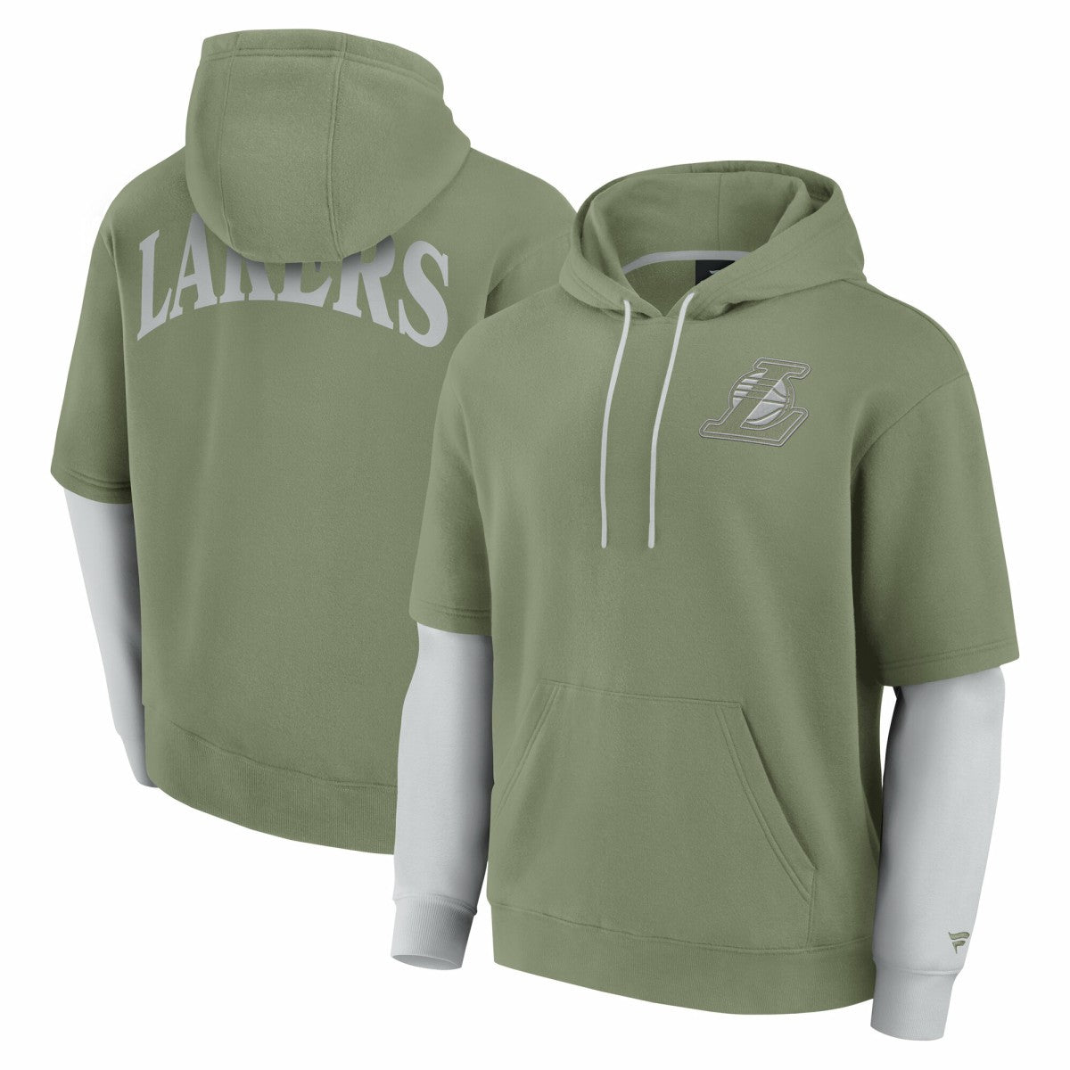 Los Angeles Lakers Elements Sleek Pullover Hoodie - Olive online